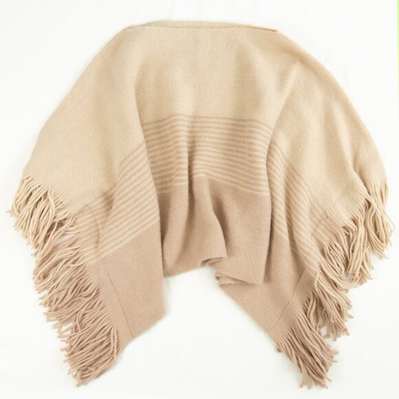 Gentle Fawn Fringe Poncho Sweater - Picture 1 of 3